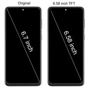 For Samsung Galaxy S21+ SM-G996B 6.58 inch TFT LCD Screen Digitizer Full Assembly with Frame, Not Supporting Fingerprint Identification (Silver)