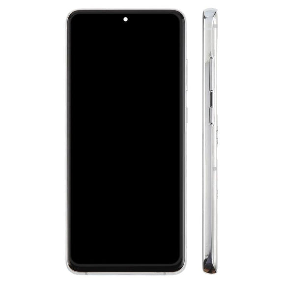 For Samsung Galaxy S20 Ultra SM-G988B 6.78 inch TFT LCD Screen Digitizer Full Assembly with Frame, Not Supporting Fingerprint Identification (Silver)