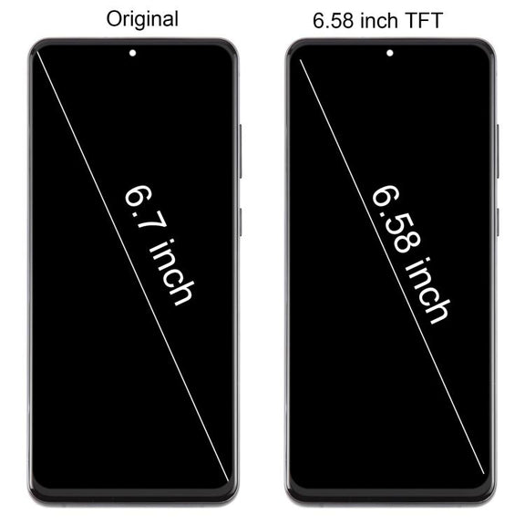 For Samsung Galaxy S20+ SM-G985F 6.58 inch TFT LCD Screen Digitizer Full Assembly with Frame, Not Supporting Fingerprint Identification (Red)