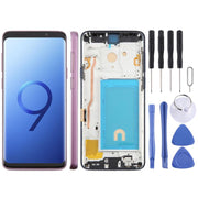 For Samsung Galaxy S9+ SM-G965F 6.18 inch TFT LCD Screen Digitizer Full Assembly with Frame (Purple)