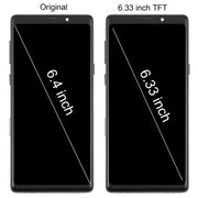 For Samsung Galaxy Note9 SM-N960F 6.33 inch TFT LCD Screen Digitizer Full Assembly with Frame (Black)