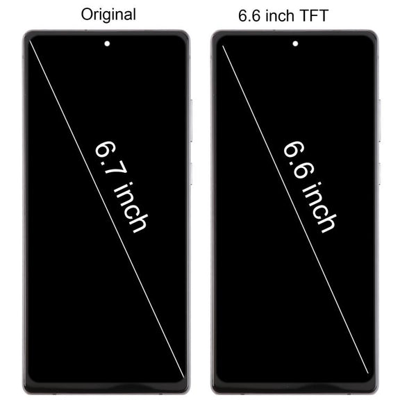 For Samsung Galaxy Note20 SM-N980F 6.6 inch TFT LCD Screen Digitizer Full Assembly with Frame, Not Supporting Fingerprint Identification (Green)