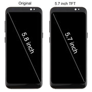 For Samsung Galaxy S8 SM-G950F 5.7 inch TFT LCD Screen Digitizer Full Assembly with Frame (Silver)