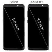 For Samsung Galaxy S9 SM-G960F 5.7 inch TFT LCD Screen Digitizer Full Assembly with Frame (Black)