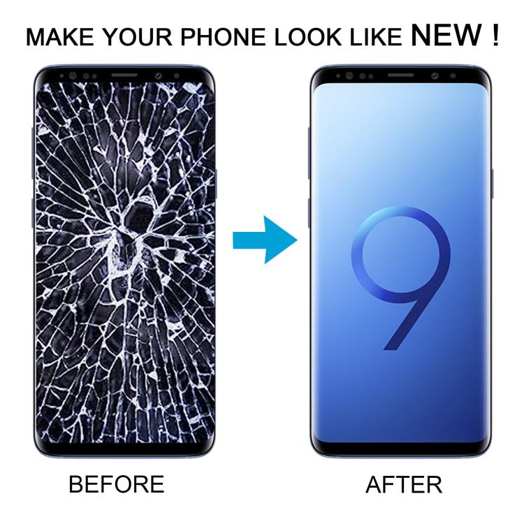 For Samsung Galaxy S9 SM-G960F 5.7 inch TFT LCD Screen Digitizer Full Assembly with Frame (Blue)