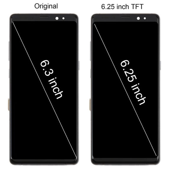 For Samsung Galaxy Note 8 SM-N950F 6.25 inch TFT LCD Screen Digitizer Full Assembly with Frame (Black)