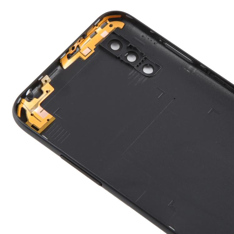 For Samsung Galaxy A01 SM-A015F Back Cover with Camera Lens Cover(Gray)