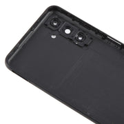 For Samsung Galaxy A04s SM-A047F Back Cover with Camera Lens Cover(Black)