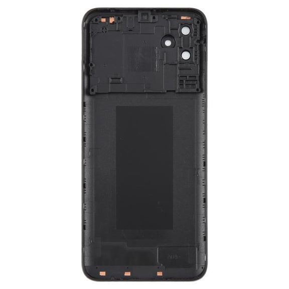 For Samsung Galaxy A04e SM-A042F Back Cover with Camera Lens Cover(Gray)