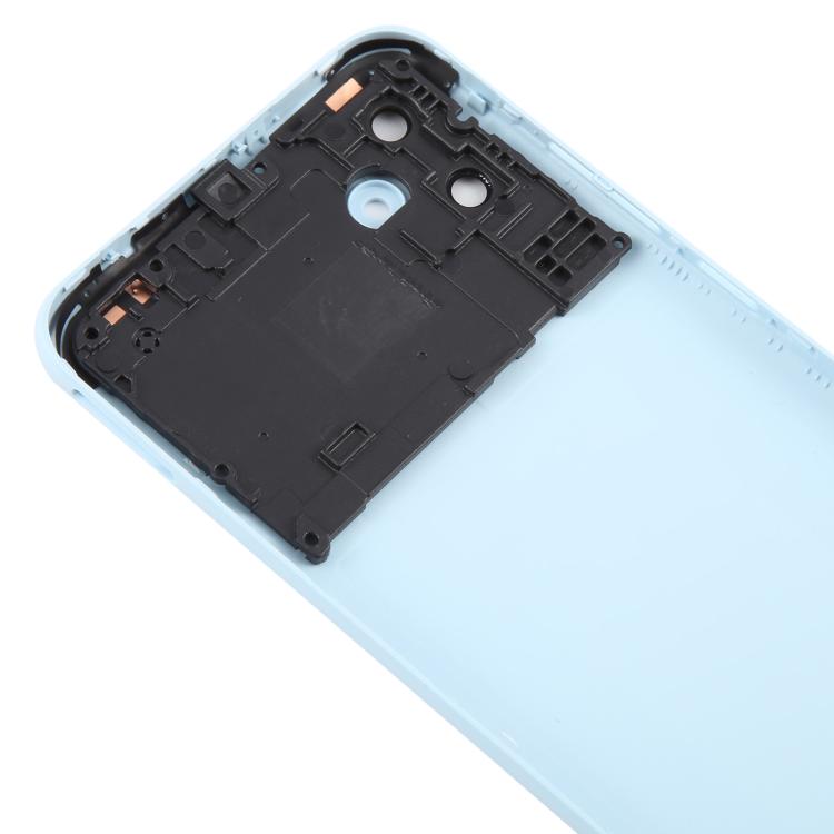 For Samsung Galaxy A04e SM-A042F Back Cover with Camera Lens Cover(Blue)