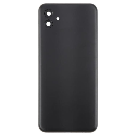 For Samsung Galaxy A04 SM-A045F Back Cover with Camera Lens Cover(Black)