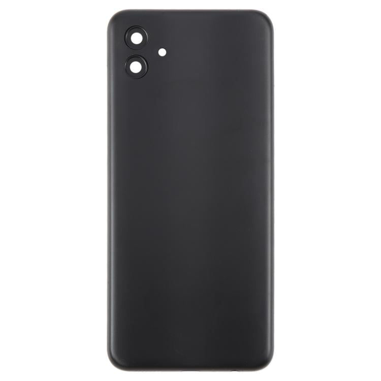 For Samsung Galaxy A04 SM-A045F Back Cover with Camera Lens Cover(Black)