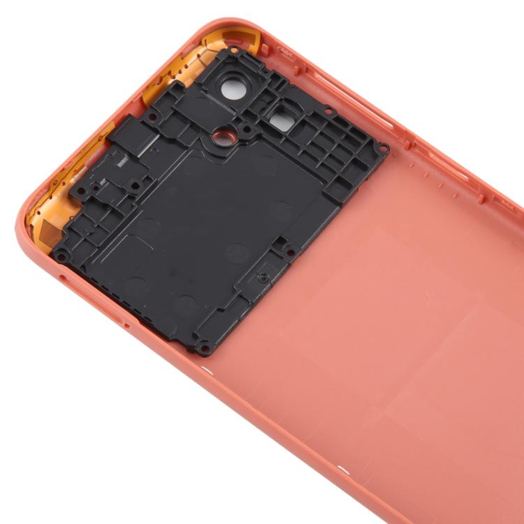 For Samsung Galaxy A04 SM-A045F Back Cover with Camera Lens Cover(Pink)