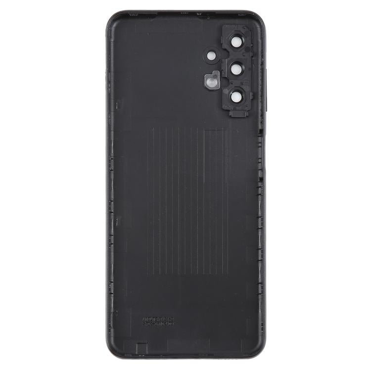 For Samsung Galaxy A13 SM-A135F Back Cover with Camera Lens Cover(Black)
