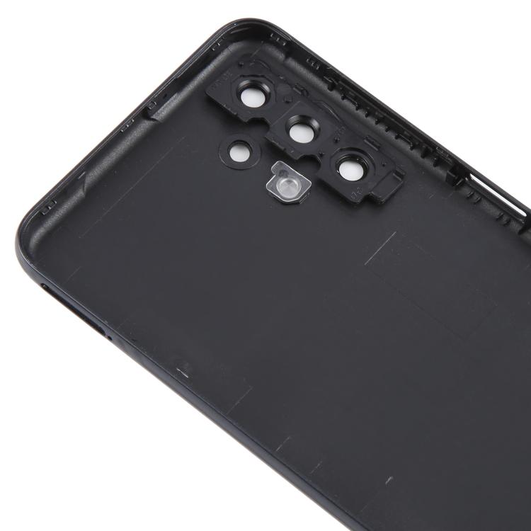 For Samsung Galaxy A13 SM-A135F Back Cover with Camera Lens Cover(Black)