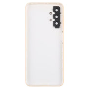 For Samsung Galaxy A13 SM-A135F Back Cover with Camera Lens Cover(Orange)