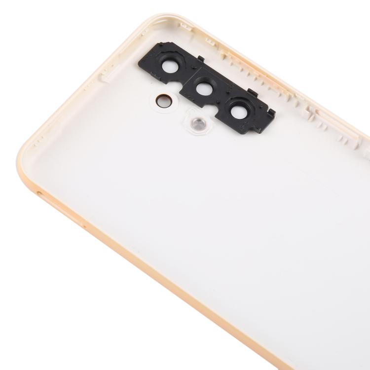 For Samsung Galaxy A13 SM-A135F Back Cover with Camera Lens Cover(Orange)