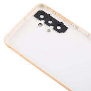 For Samsung Galaxy A13 SM-A135F Back Cover with Camera Lens Cover(Orange)
