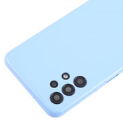 For Samsung Galaxy A13 SM-A135F Back Cover with Camera Lens Cover(Blue)