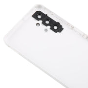 For Samsung Galaxy A13 SM-A135F Back Cover with Camera Lens Cover(White)