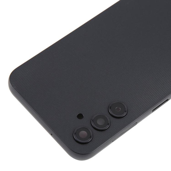 For Samsung Galaxy A14 SM-A145F Back Cover with Camera Lens Cover(Black)