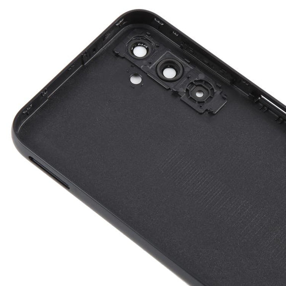 For Samsung Galaxy A14 SM-A145F Back Cover with Camera Lens Cover(Black)