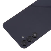For Samsung Galaxy A15 SM-A155F Back Cover with Camera Lens Cover(Black)
