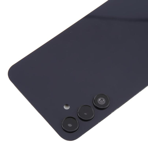 For Samsung Galaxy A15 SM-A155F Back Cover with Camera Lens Cover(Black)