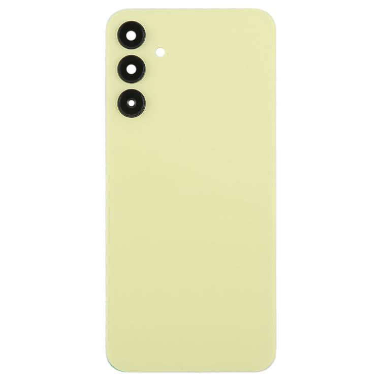 For Samsung Galaxy A15 SM-A155F Back Cover with Camera Lens Cover(Yellow)