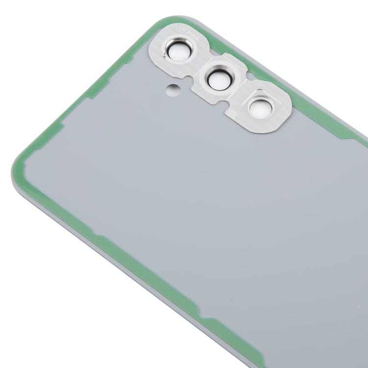 For Samsung Galaxy A34 SM-A346B Back Cover with Camera Lens Cover(Silver)