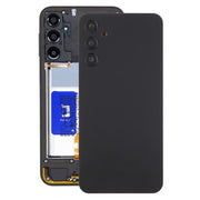For Samsung Galaxy A24 SM-A245 Back Cover with Camera Lens Cover(Black)