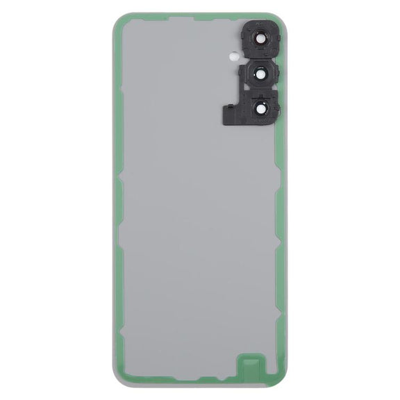 For Samsung Galaxy A24 SM-A245 Back Cover with Camera Lens Cover(Silver)