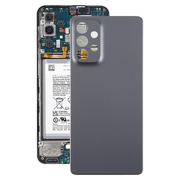 For Samsung Galaxy A73 SM-A736B Back Cover(Gray)