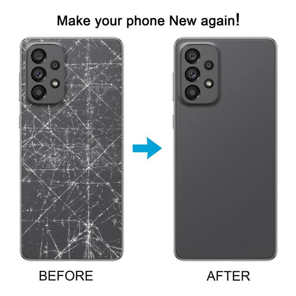 For Samsung Galaxy A73 SM-A736B Back Cover(Gray)