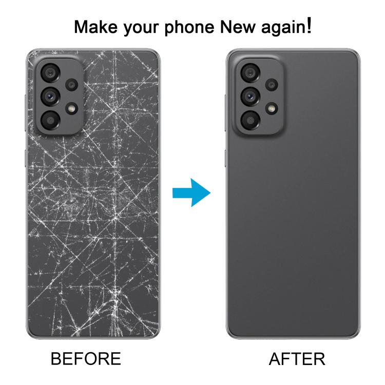 For Samsung Galaxy A73 SM-A736B Back Cover(Gray)