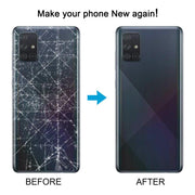 For Samsung Galaxy A71 4G SM-A715F Back Cover(Black)
