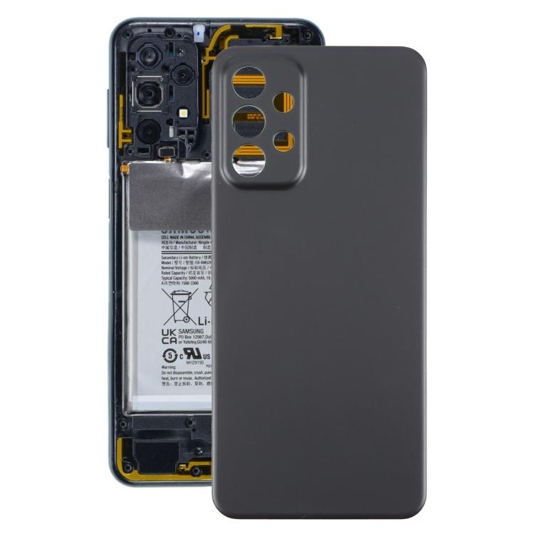 For Samsung Galaxy A23 5G SM-A236B Back Cover(Black)