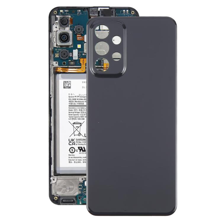 For Samsung Galaxy A23 4G SM-A235F Back Cover(Black)