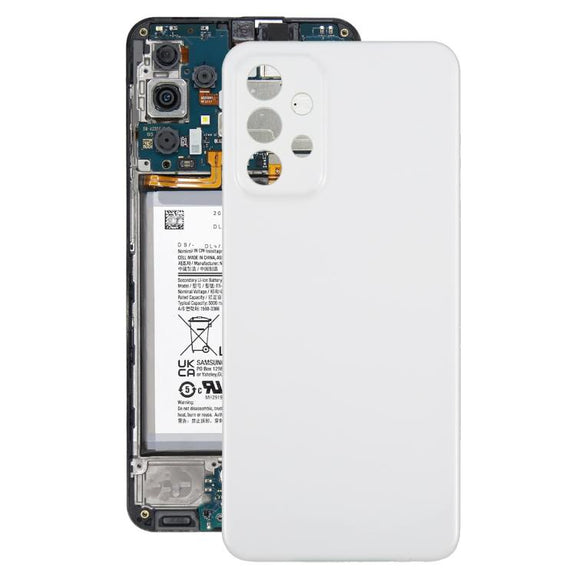 For Samsung Galaxy A23 4G SM-A235F Back Cover(White)