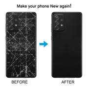 For Samsung Galaxy A72 4G SM-A725F Back Cover(Black)