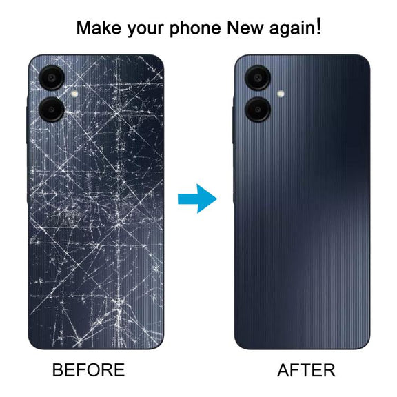 For Samsung Galaxy A06s SM-A067F Back Cover(Black)