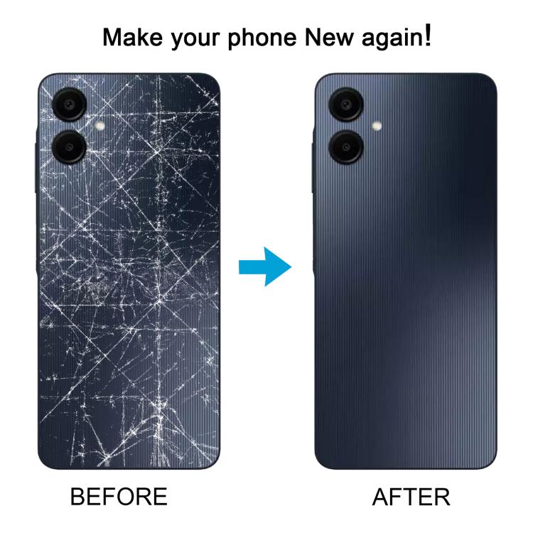 For Samsung Galaxy A06s SM-A067F Back Cover(Black)