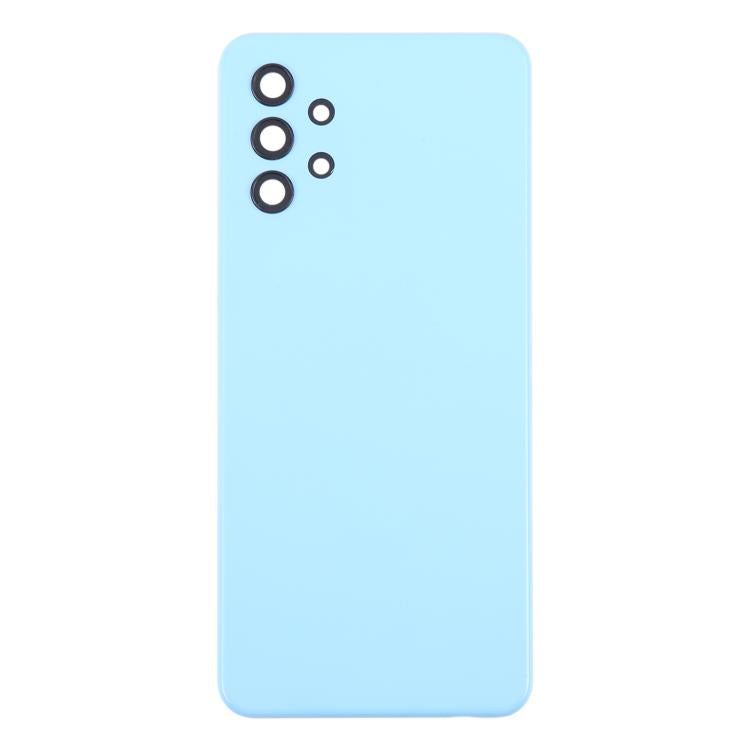 For Samsung Galaxy A32 4G SM-A325F Battery Back Cover with Camera Lens Cover(Blue)