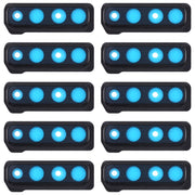 For Galaxy A9 (2018) A920F/DS 10pcs Camera Lens Cover (Black)