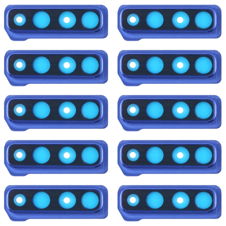 For Galaxy A9 (2018) A920F/DS 10pcs Camera Lens Cover (Blue)
