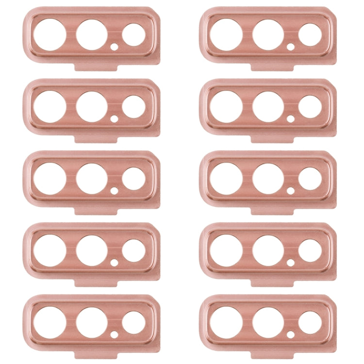 For Galaxy A7 (2018) A750F/DS 10pcs Camera Lens Cover (Pink)