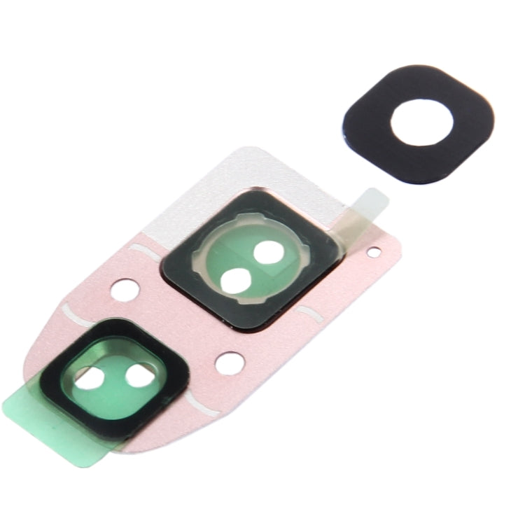 For Galaxy A7 (2017) / A720 10pcs Camera Lens Covers (Pink)