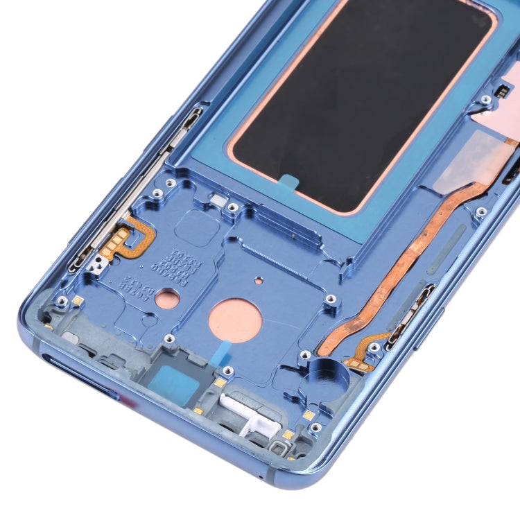 Super AMOLED LCD Screen for Galaxy S9+ / G965F / G965F / DS / G965U / G965W / G9650 Digitizer Full Assembly with Frame (Blue)