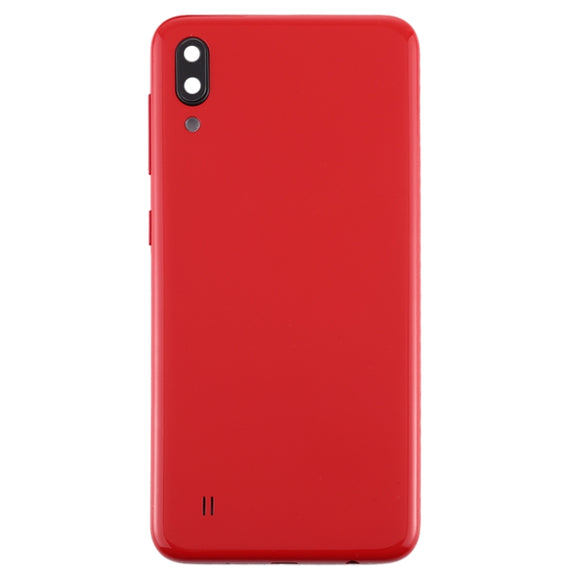 For Galaxy M10 Battery Back Cover (Red)