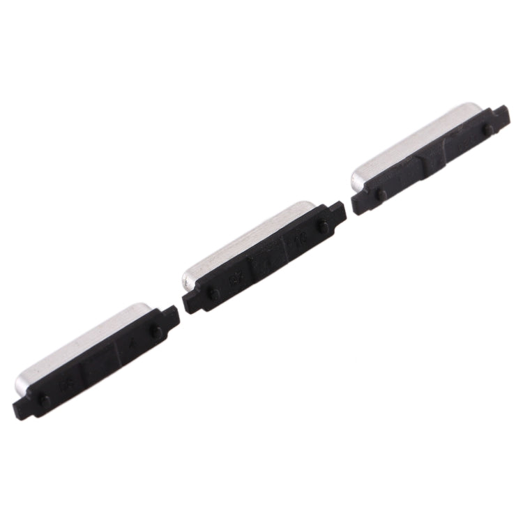 For Galaxy S6 10 Set Side Keys(Silver)